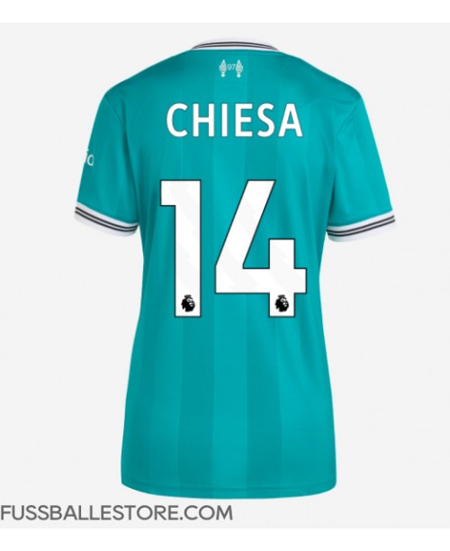 Günstige Liverpool Federico Chiesa #14 3rd trikot Damen 2025-26 Kurzarm Günstige Liverpool Federico Chiesa #14 3rd trikot Damen 2025-26 Kurzarm
